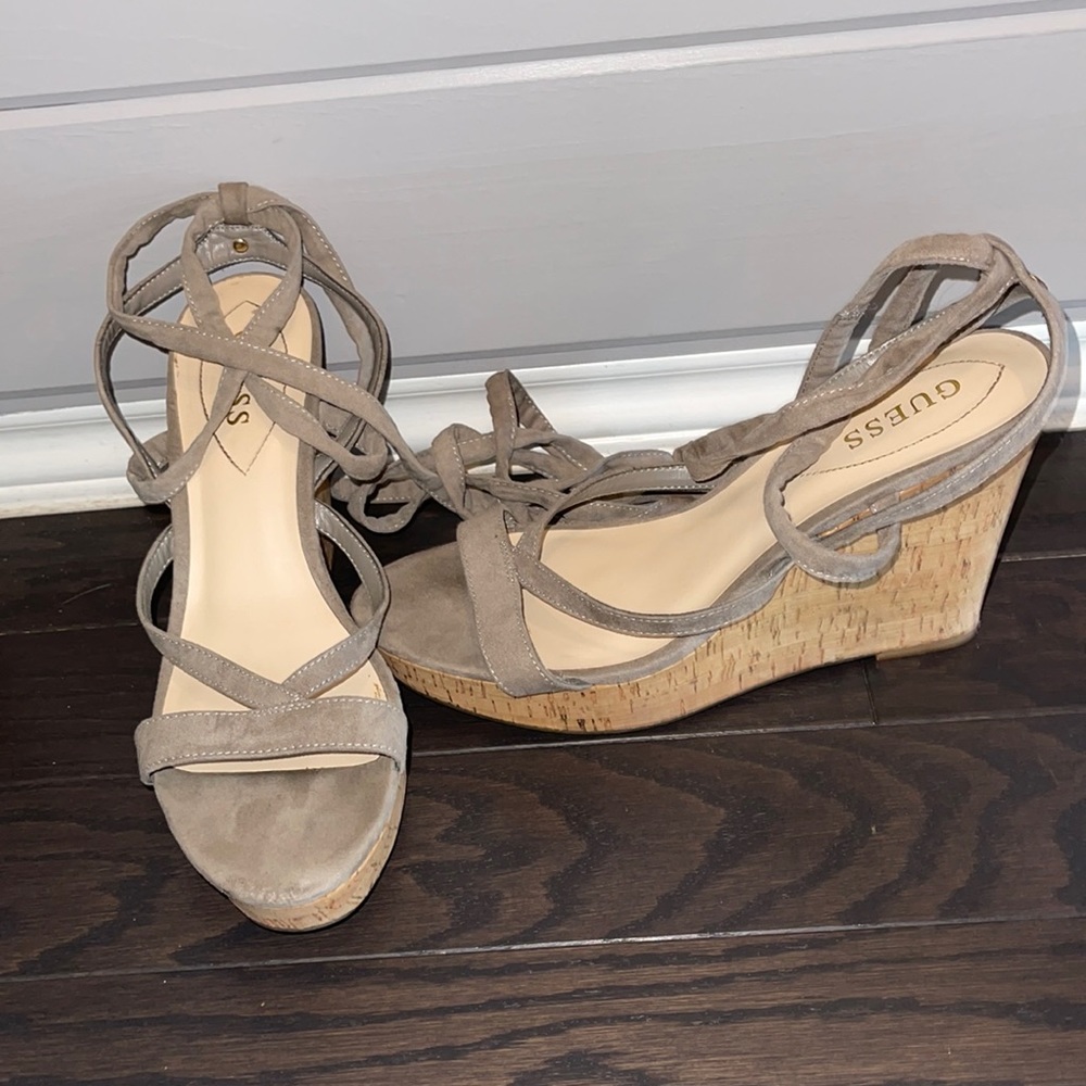 🤍Guess Lace Up Heels🤍